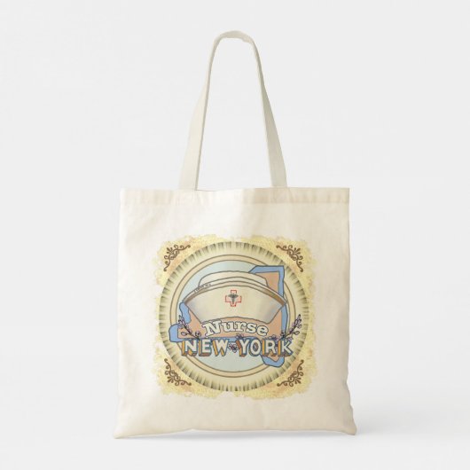 New York Nurse Tote Bag (Achterkant)