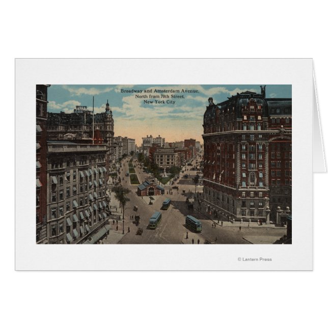 New York, NY - Broadway & Amsterdam Avenue (Voorkant Horizontaal)