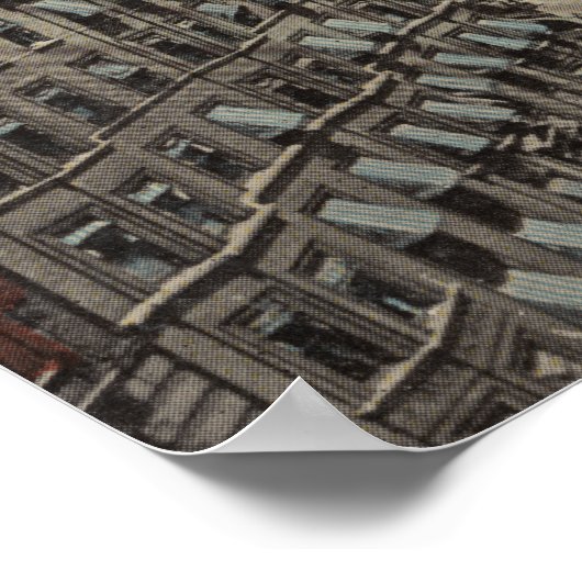 New York, NY - Broadway & Amsterdam Avenue Poster (Hoek)