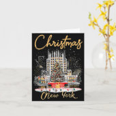 New York Ny Christmas Girl Trip Matching  Kaart (Gele Bloem)