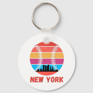 New York NY City Skyline Sleutelhanger