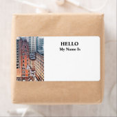 New York NY - Cluster of Skyscrapers c1900 Etiket (Insitu)