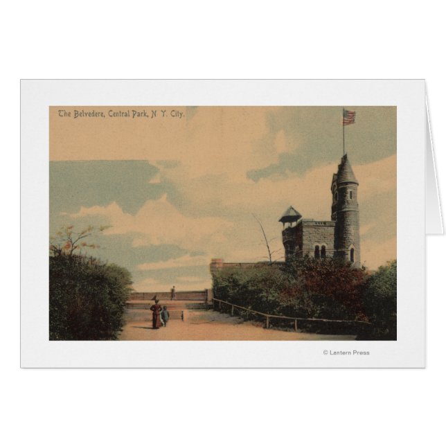 New York, NY - De Belvedere in Central Park (Voorkant Horizontaal)