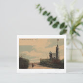 New York, NY - De Belvedere in Central Park Briefkaart (Staand voorkant)