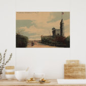 New York, NY - De Belvedere in Central Park Poster (Keuken)