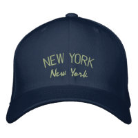 New York NY Geborduurd Pet