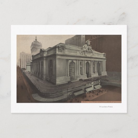 New York, NY - Grand Central Station Uitzicht Briefkaart (Voorkant)