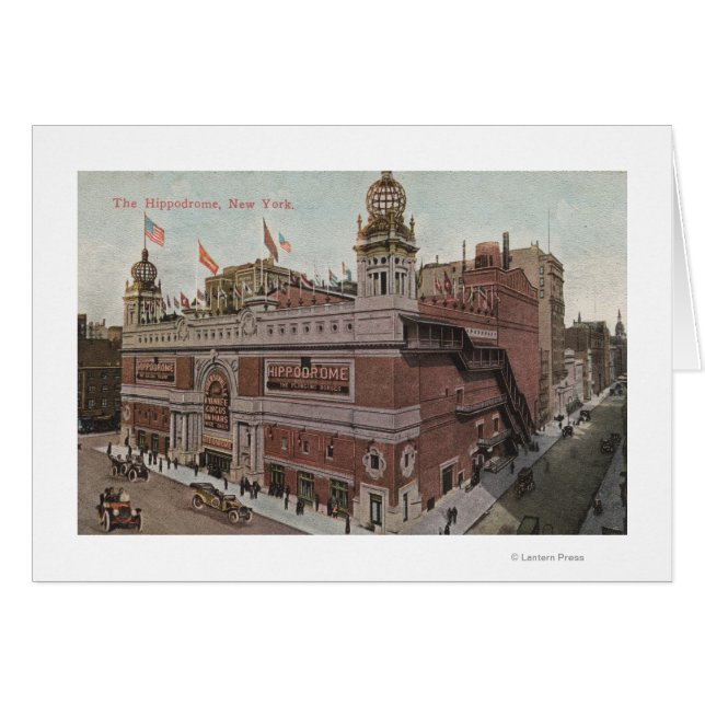 New York, NY - Het hippodrome (Voorkant Horizontaal)