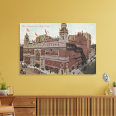 New York, NY - Het hippodrome Canvas Afdruk (Insitu (Woonkamer))