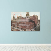 New York, NY - Het hippodrome Canvas Afdruk (Insitu (Houten vloer))