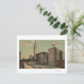 New York, NY - Hotel Arlington Near Briefkaart (Staand voorkant)