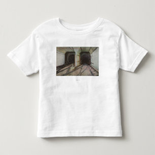 New York, NY - Hudson River Tunnel, Subway Syste Kinder Shirts