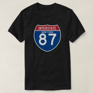 New York NY I-87 Interstate Highway Shield - T-shirt