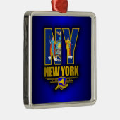 New York (NY) Metalen Ornament (Rechts)