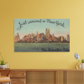 New York, NY - net aangekomen - de prachtige stad Canvas Afdruk (Insitu (Woonkamer))