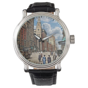New York, NY – Op Fifth Avenue Vanaf 28th St c1905 Horloge