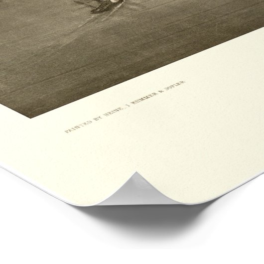 New York, NY Panoramic Map - 1851 Poster (Hoek)