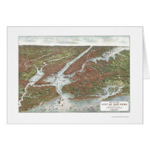 New York, NY Panoramic Map - 1907