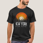 New York NY Retro Style  70s 90s City T-shirt (Voorkant)