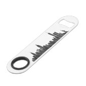 NEW YORK, NY SKYLINE PAINTBRUSH - SPEED FLESSENOPENER (Achterkant Gekanteld)