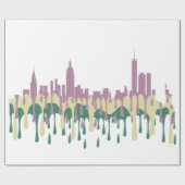 NEW YORK, NY SKYLINE PCG - CADEAUPAPIER (Vlak)