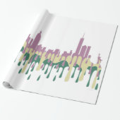 NEW YORK, NY SKYLINE PCG - CADEAUPAPIER (Uitgerold)