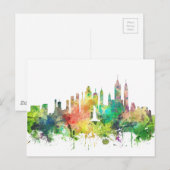 NEW YORK, NY SKYLINE SP - BRIEFKAART (Voorkant / Achterkant)