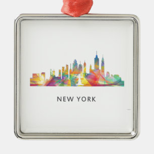 NEW YORK, NY SKYLINE WB1 - METALEN ORNAMENT