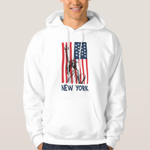 New York NY Standbeeld van de Vrijheid USA Amerika Hoodie