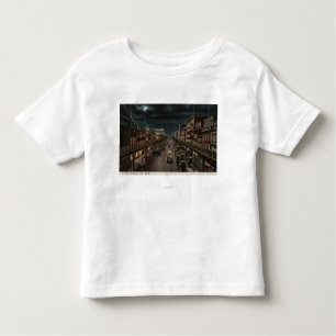 New York, NY - The Bowery - Night Scene Kinder Shirts