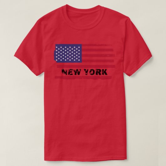 New York NY Throwback Sporty Design Classic T-shirt (Design voorkant)