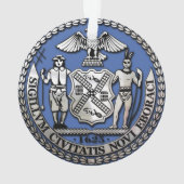 New York (NY) USA - Het Vrijheidsbeeld Ornament (achterkant)