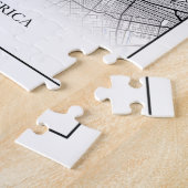 New York NY USA Travel City Map Legpuzzel (Zijkant)