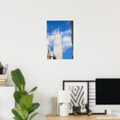 New York, NY, VS - een uitzicht van het centrum va Poster (Thuiskantoor)