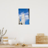 New York, NY, VS - een uitzicht van het centrum va Poster (Keuken)