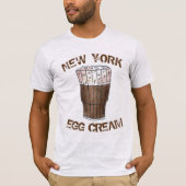 New York NYC Classic Egg Cream Soda Fountain T-shirt (Voorkant)