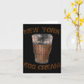 New York Nyc Clic Egg Cream Soda Fountain _1 Kaart (Gele Bloem)