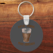 New York Nyc Clic Egg Cream Soda Fountain  Sleutelhanger (Voorkant)