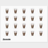 New York NYC Egg Cream Root Beer Float Stickers (Vel)