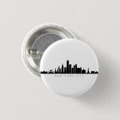 NEW YORK NYC Manhatten USA City Skyline Silhouette Ronde Button 3,2 Cm (Voorkant /achterkant)