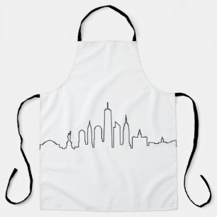 NEW YORK NYC Manhatten USA City Skyline Silhouette Schort
