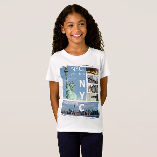 New York NYC USA Manhattan Reizen T-shirt (Voorkant volledig)