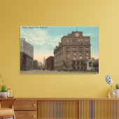 New York, NYCooper Square ViewNew York, NY Canvas Afdruk (Insitu (Woonkamer))