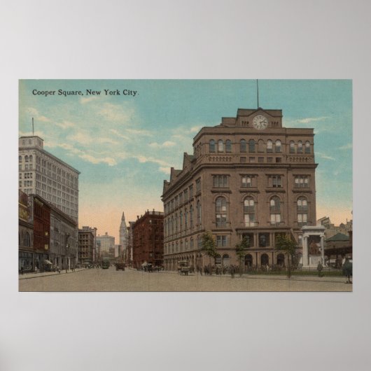 New York, NYCooper Square ViewNew York, NY Poster (Voorkant)