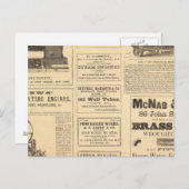 New York Oil Advertisements Briefkaart (Voorkant / Achterkant)