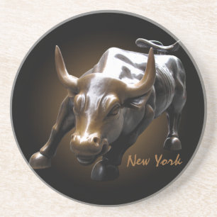 New York Onderzetter NY Landmark Bull Souvenir Ond