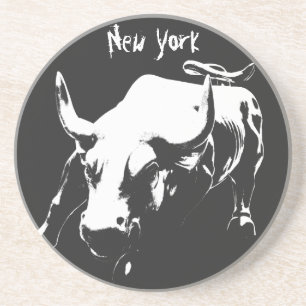 New York Onderzetter NY Landmark Bull Souvenir Ond