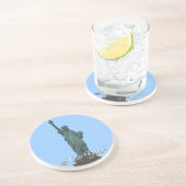 New York Onderzetter Statue of Liberty NY Souvenir (Zijkant)