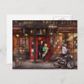 New York - Opslag - het Dorp van Greenwich - het Briefkaart (Voorkant / Achterkant)