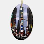 New York Ornament, gepersonaliseerd New York Souve Keramisch Ornament (Links)